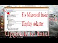 (2018)Fix! Microsoft basic display adapter upgrade to intel(r) hd graphics 2018
