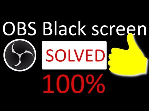 obs black screen windows 10