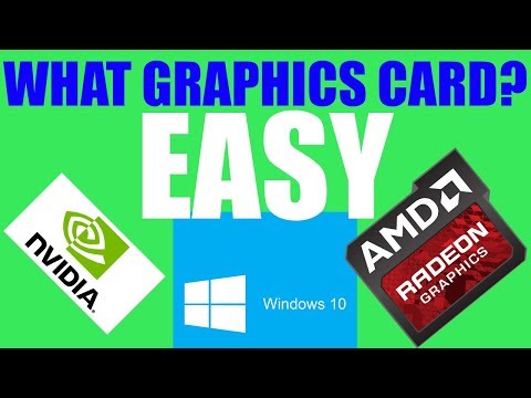 Windows 10 - How to See what Graphics Card you Have (EASY)