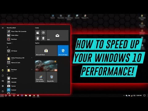 How to Speed Up Your Windows 10 Performance!