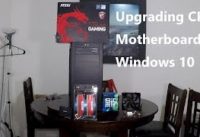Upgrading CPU and Motherboard windows 10