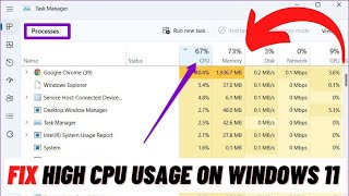 How to Fix High CPU Usage on Windows 11