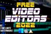 Top 5 Best FREE VIDEO EDITING Software (2022)