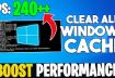 Clean up Windows to Increase Performance & Speed up your PC – 2022
