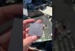 Socket 7 motherboard and Intel Pentium 133 MHz CPU found damaged in dumpster #shorts