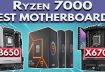 Best Motherboard for Ryzen 7000 | AM5 Motherboard (B650 & X670) For Ryzen 7600X 7700X 7900X 7950X