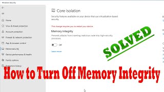 How to Turn Off Memory Integrity in Windows 11 | Disable Virtualization Based Security (HVCI)